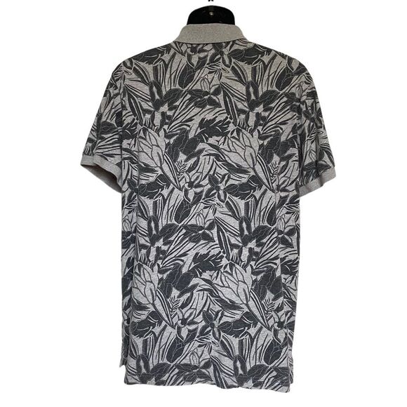 Aeropostale Rainforest Floral Polo Shirt Gray Sz XL - Picture 7 of 12